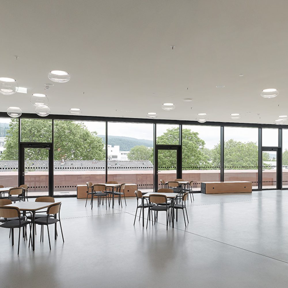 Foyer auf Level 1 mit Zugang zur Dachterrasse im Heidelberg Congress Center